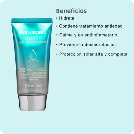 Farm stay hyaluronic acid sun block cream