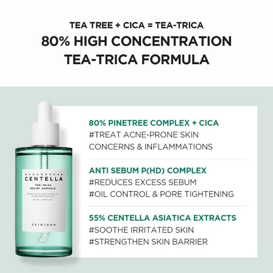 Centella 1004 skin Madagascar tea trica