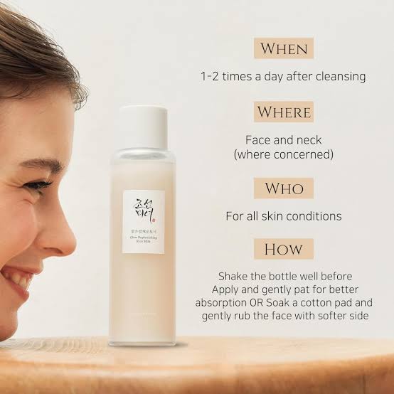 Beauty of joseon glow replenishing rice milk