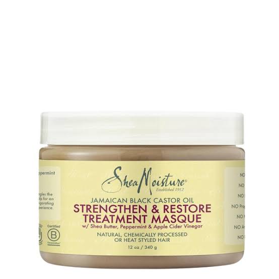 Shea moisture castor oil masque