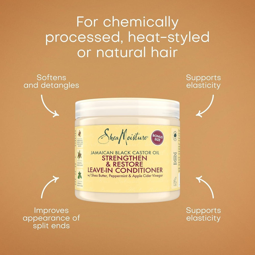 Shea moisture castor oil leave-in conditioner
